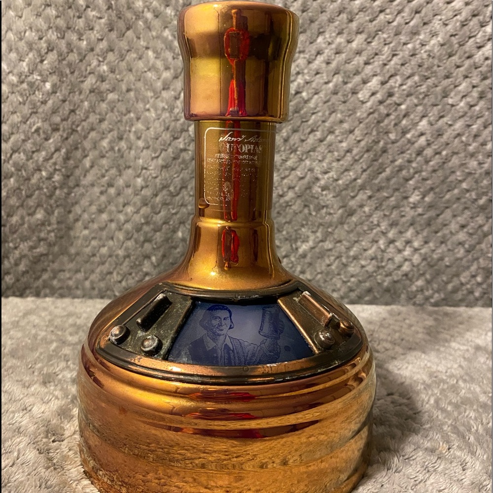 EMPTY! Sam Adams Utopias 2011 Copper Liquor Bottle